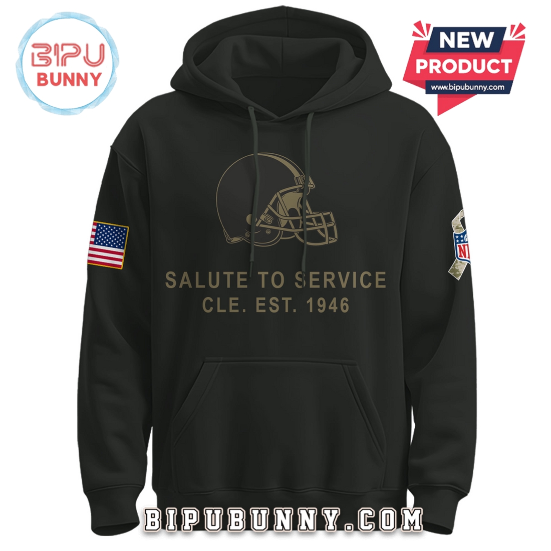 Cleveland Browns Nike 2025 Salute to Service Pullover Hoodie Cleveland Browns Nike 2025 Salute to Service Pullover Hoodie