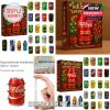 Coca-Cola Holiday Advent Calendar with 24 soda can ornaments in festive packaging.