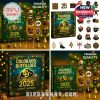 Collage of the Colorado Buffaloes Advent Calendar 2025 box and the premium collection of ornaments!