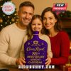 A family smiling and holding the Crown Royal 86th Anniversary Advent Calendar.