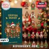 Bigfoot Advent Calendar Style 1 with green box and 24 Bigfoot holiday ornaments.