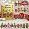 Bigfoot Advent Calendar Style 2 in gold with 24 Christmas-themed Bigfoot ornaments.