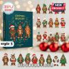 Bigfoot Advent Calendar Style 3 with navy blue box and 24 themed Bigfoot figures.