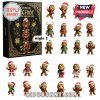 Black Bigfoot Advent Calendar 2025 with 24 humorous Bigfoot figurines in costumes.