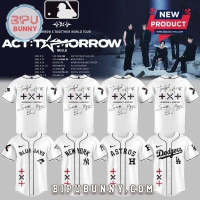 Custom MLB x TXT Tomorrow x Together Baseball Jersey 2025