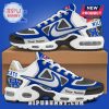 Kentucky Wildcats custom sneakers in blue and white with a personalized name option.