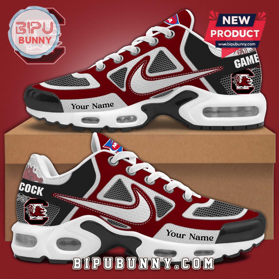 Custom NCAA Team Air Max Plus Sneakers Custom NCAA Team Air Max Plus Sneakers
