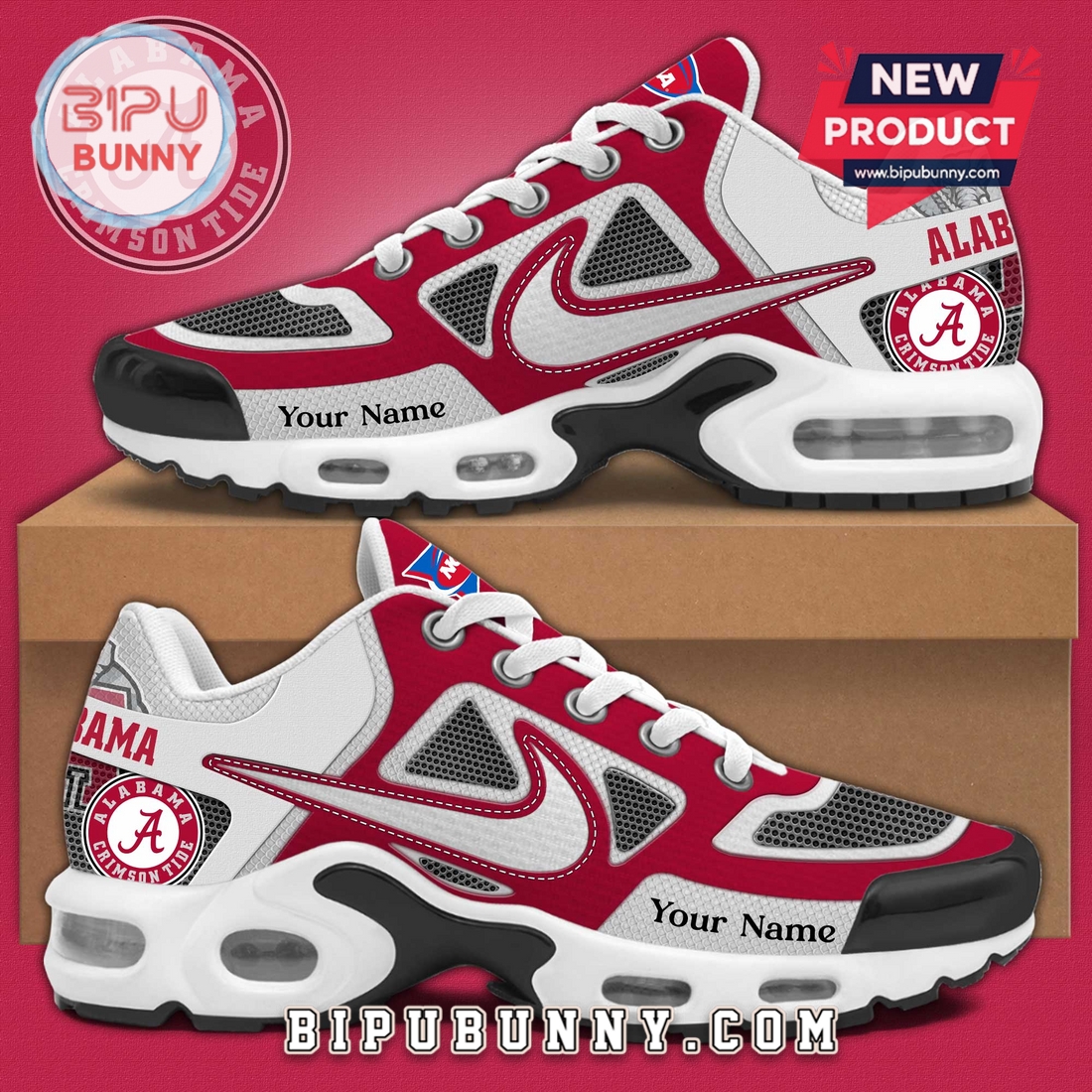 Custom NCAA Team Air Max Plus Sneakers Custom NCAA Team Air Max Plus Sneakers