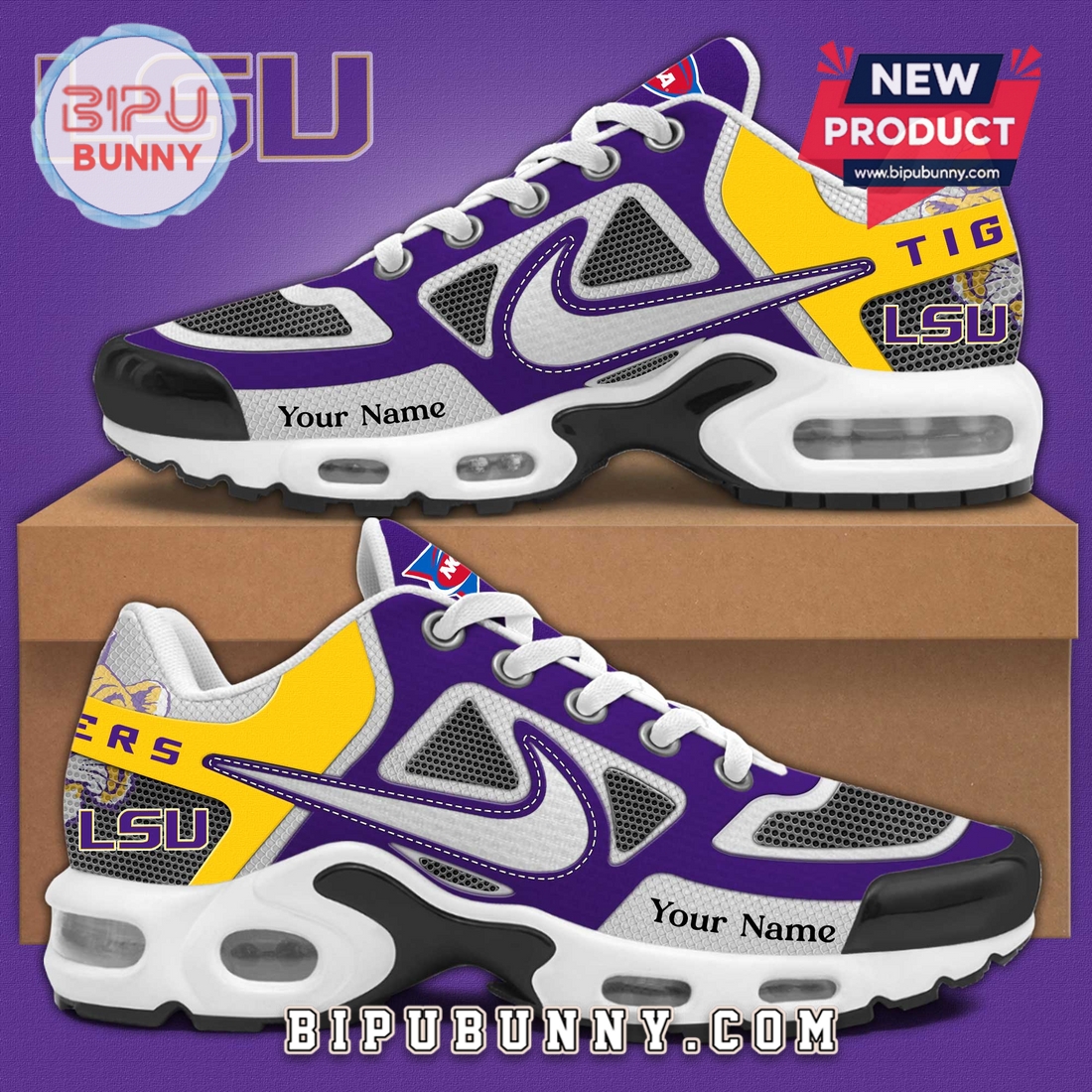 Custom NCAA Team Air Max Plus Sneakers Custom NCAA Team Air Max Plus Sneakers