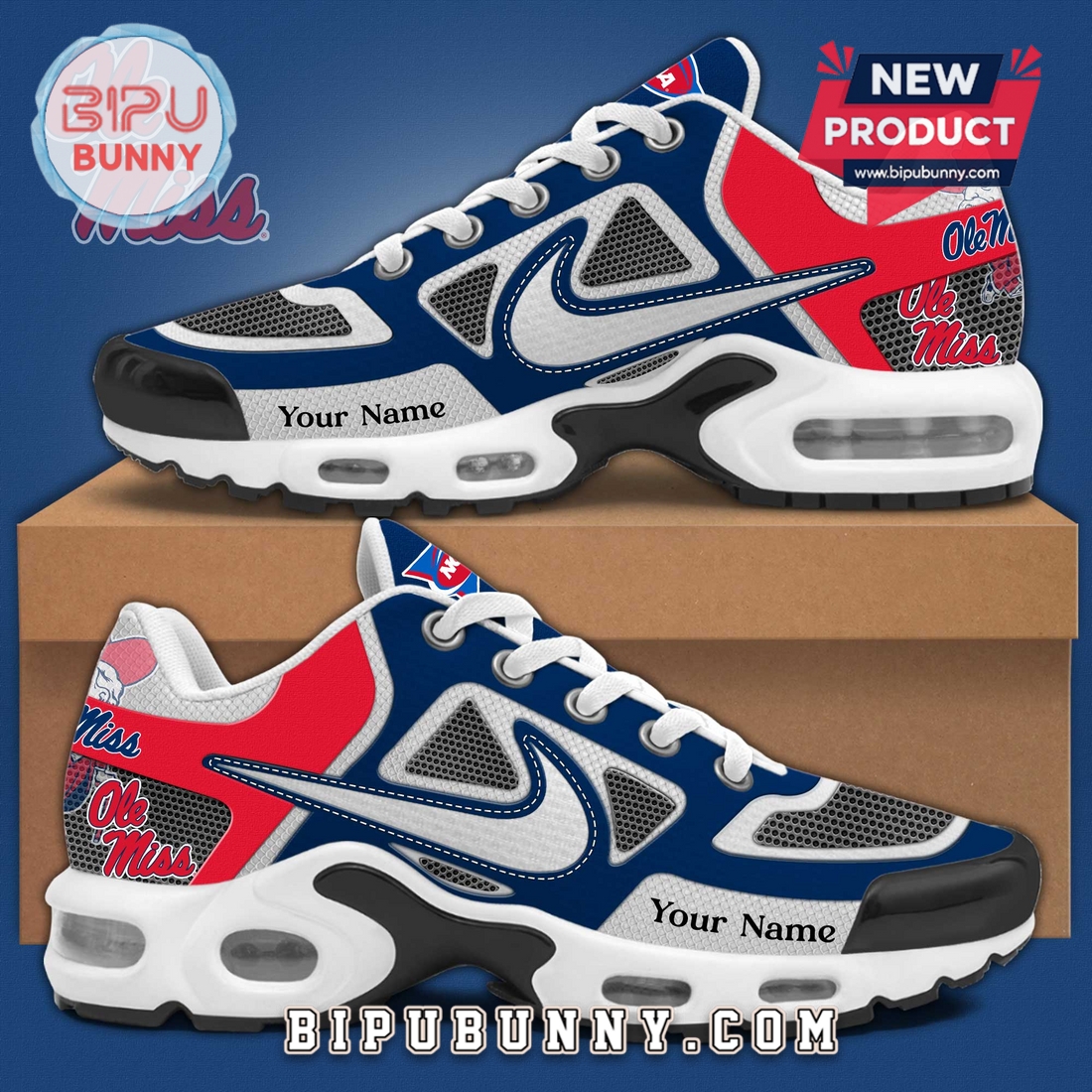 Custom NCAA Team Air Max Plus Sneakers Custom NCAA Team Air Max Plus Sneakers
