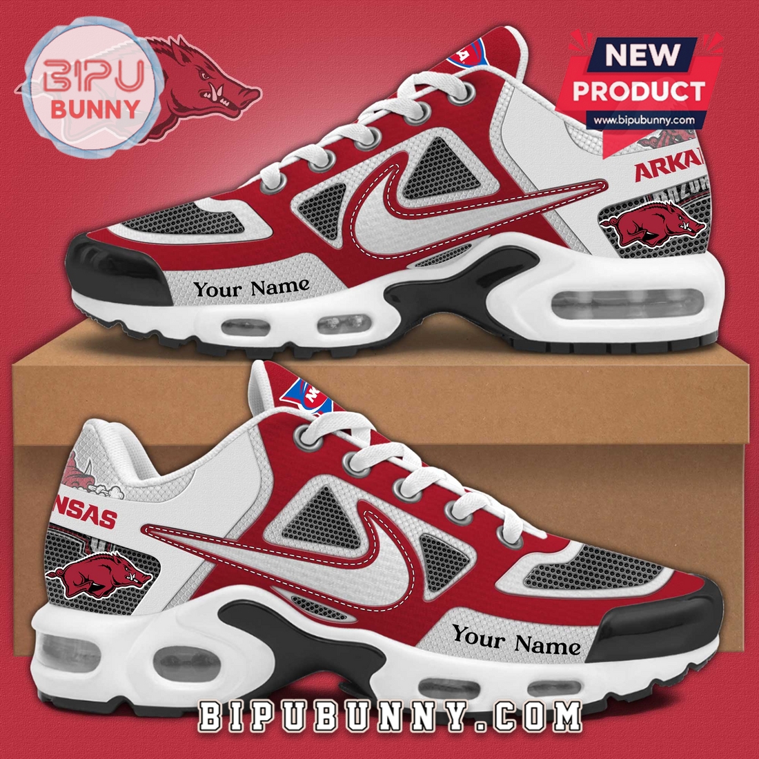 Custom NCAA Team Air Max Plus Sneakers Custom NCAA Team Air Max Plus Sneakers