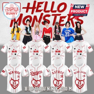 Custom Team MLB x Hello Monsters World Tour Jersey 2025
