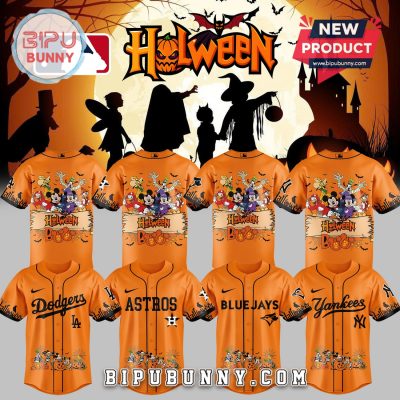 Custom Team MLB x Mickey Halloween 2025 Baseball Jersey