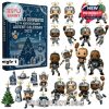 Dallas Cowboys 65th Anniversary Advent Calendar Style 1 and the full set of football player and team symbol ornaments!