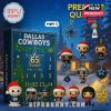 Dallas Cowboys 65th Anniversary Advent Calendar Style 2 and a selection of football and holiday themed ornaments!