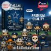 Dallas Cowboys 65th Anniversary Advent Calendar Style 3 and a selection of cowboy and holiday themed ornaments!