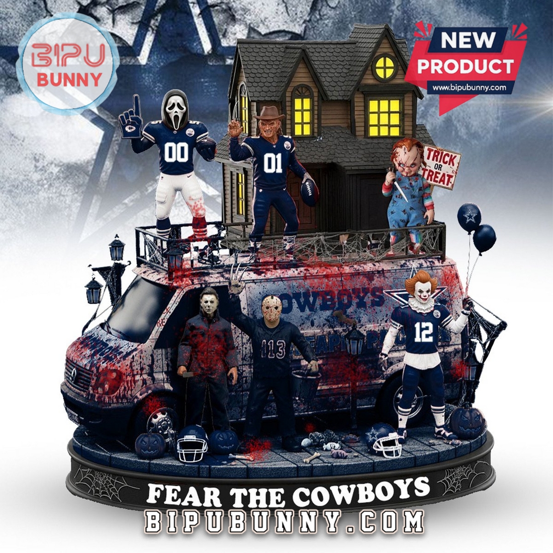Dallas Cowboys Halloween Collectible Figures Dallas Cowboys Halloween Collectible Figures
