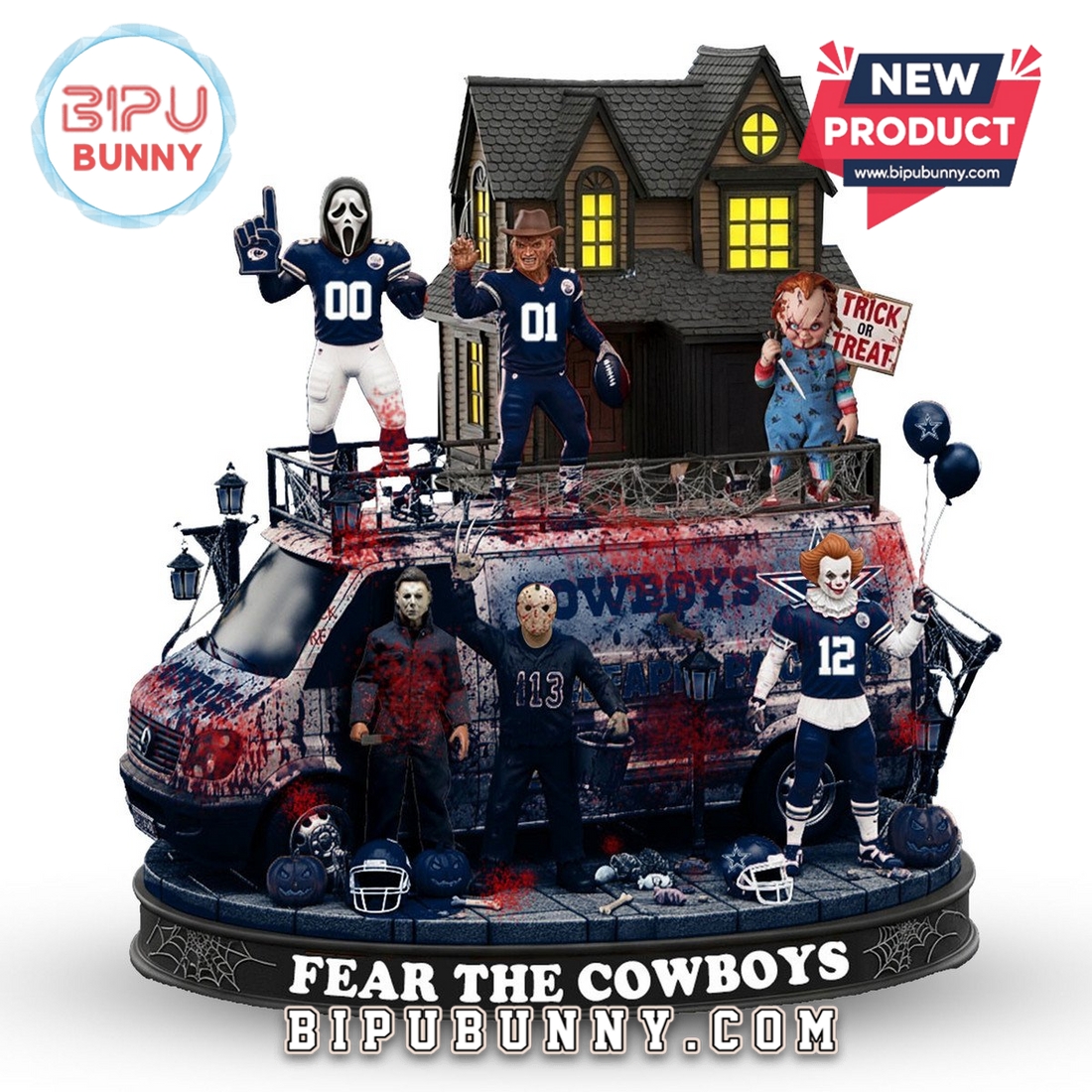 Dallas Cowboys Halloween Collectible Figures Dallas Cowboys Halloween Collectible Figures