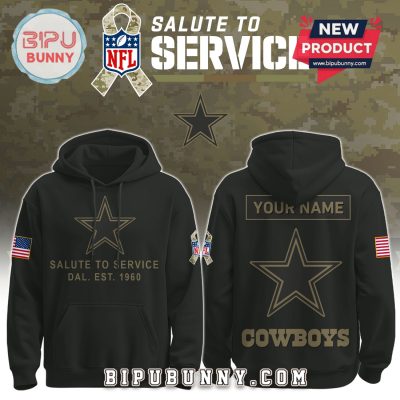 Dallas Cowboys Nike 2025 Salute to Service Pullover Hoodie
