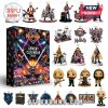 A 2025 Def Leppard Advent Calendar with festive figures and band collectibles.