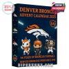 Closed Denver Broncos Advent Calendar 2025 box with logo and three figures on the front!