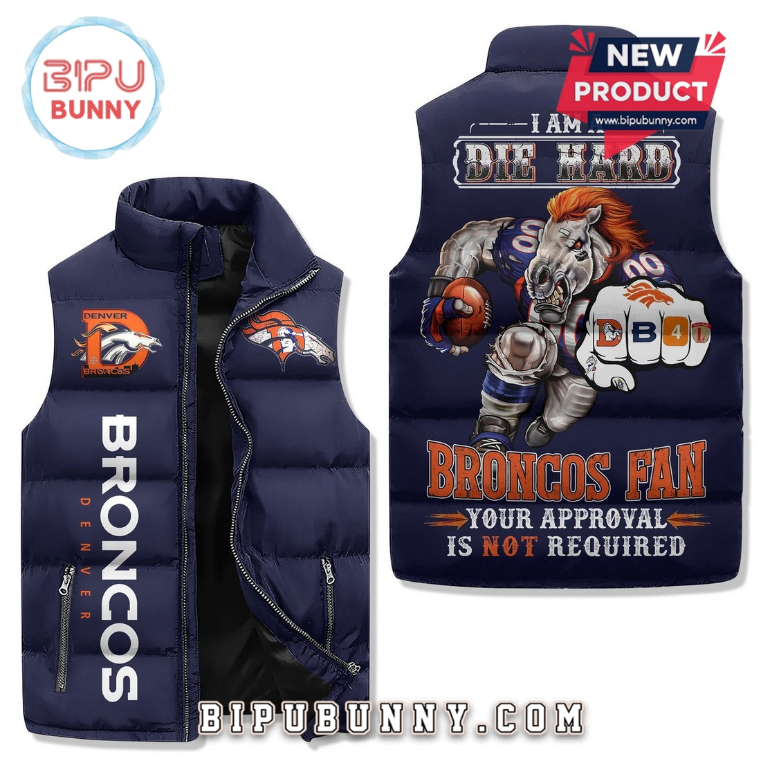 Denver Broncos Custom Puffer Jacket 2025 Denver Broncos Custom Puffer Jacket 2025