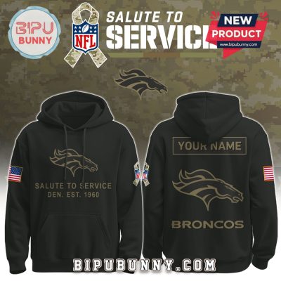 Denver Broncos Nike 2025 Salute to Service Pullover Hoodie