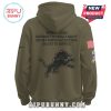 Back of the Detroit Lions Salute to Service hoodie with lion logo and NFL text.