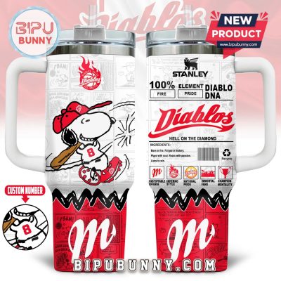 Diablos Rojos del México x Snoopy Stanley Tumbler 40oz