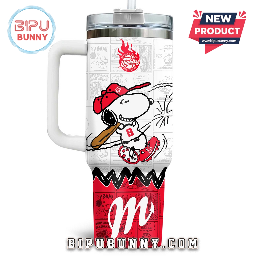 Diablos Rojos del México x Snoopy Stanley Tumbler 40oz Diablos Rojos del México x Snoopy Stanley Tumbler 40oz