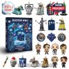24 Doctor Who ornaments and figures including Daleks, Doctors, TARDIS, K9, and logo charms!