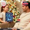 Child gifting Doctor Who Advent Calendar 2025 to father beside decorated Christmas tree!
