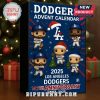 2025 Los Angeles Dodgers Advent Calendar featuring festive design and mini collectible figures behind each door.