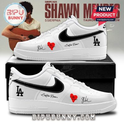 Dodgers x Shawn Mendes On The Road Again Tour Air Force 1