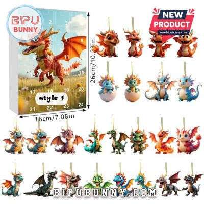 Dragon Advent Calendar, Countdown to Christmas 2025