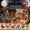 Dungeons & Dragons Advent Calendar with miniatures, dragons, and fantasy artwork.