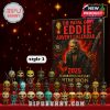 Iron Maiden Eddie Advent Calendar Style 2 with 24 miniature ornaments on a starry red background!