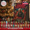 Iron Maiden Eddie Advent Calendar open with 32 miniature Eddie ornaments displayed!