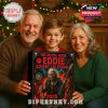Grandparents and grandson holding The Metal Gods Eddie Advent Calendar!