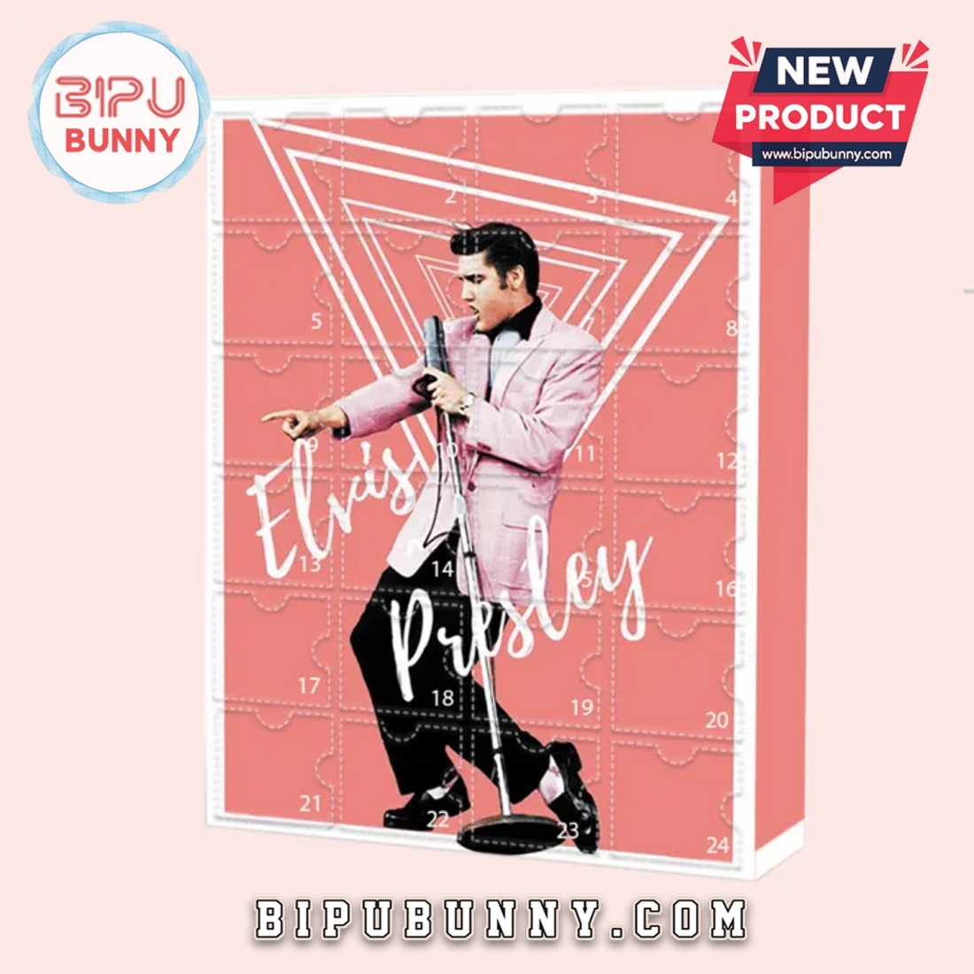 Elvis Presley Advent Calendar, 24 Gifts Are In It Elvis Presley Advent Calendar, 24 Gifts Are In It
