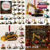 Collection of miniature construction excavator ornaments!