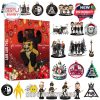 Fall Out Boy 2025 Advent Calendar and related merchandise displayed.
