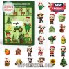 Farm Advent Calendar 2025 style 1 with green box and festive farm figurines.