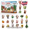 Farm Advent Calendar 2025 style 2 with colorful farm themed figurines.