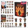 Full set of firefighter advent calendars with multiple character figures and box designs.