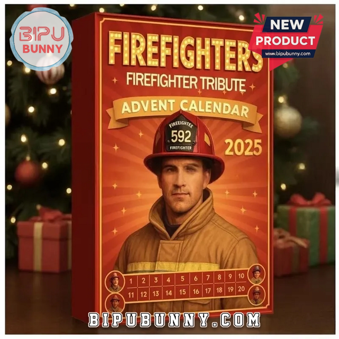 Firefighters Tribute Advent Calendar, Honor the Heroes Firefighters Tribute Advent Calendar, Honor the Heroes