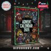 Five Nights at Freddy's 2025 Advent Calendar with glowing characters and neon Christmas lights!