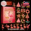 Flamingo Advent Calendar 2025 with unique flamingo ornaments.