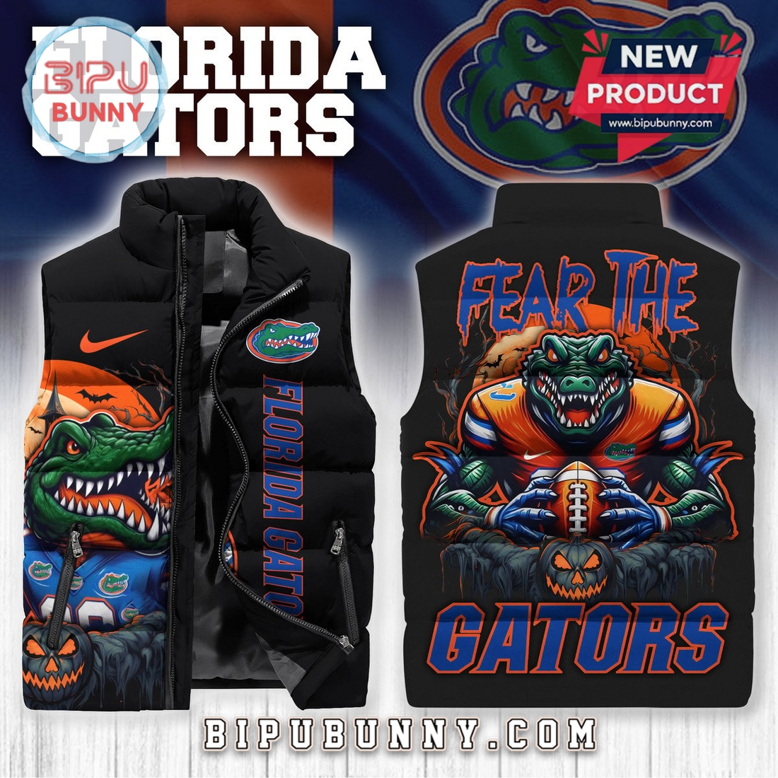 Florida Gators Custom Puffer Jacket 2025 Florida Gators Custom Puffer Jacket 2025