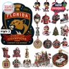 Close-up of collectible figurines from the Florida Panthers 2025 Stanley Cup Champions Advent Calendar.